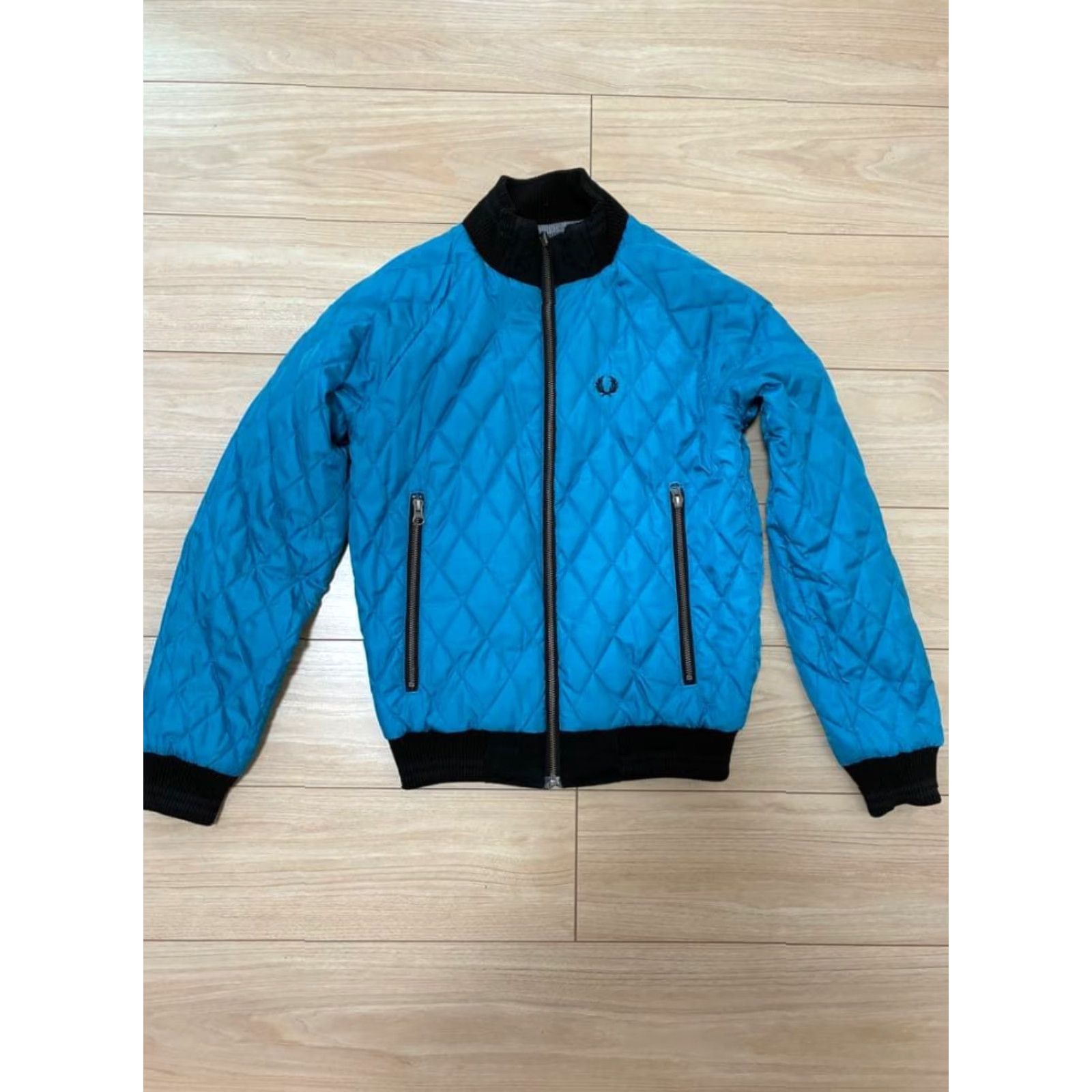 Fred Perry VINTAGE Fred Perry Reversible Quilted Zip Jacket Glen Check Blue Size S Logo from Japan Size US S / EU 44-46 / 1 - 7 Thumbnail
