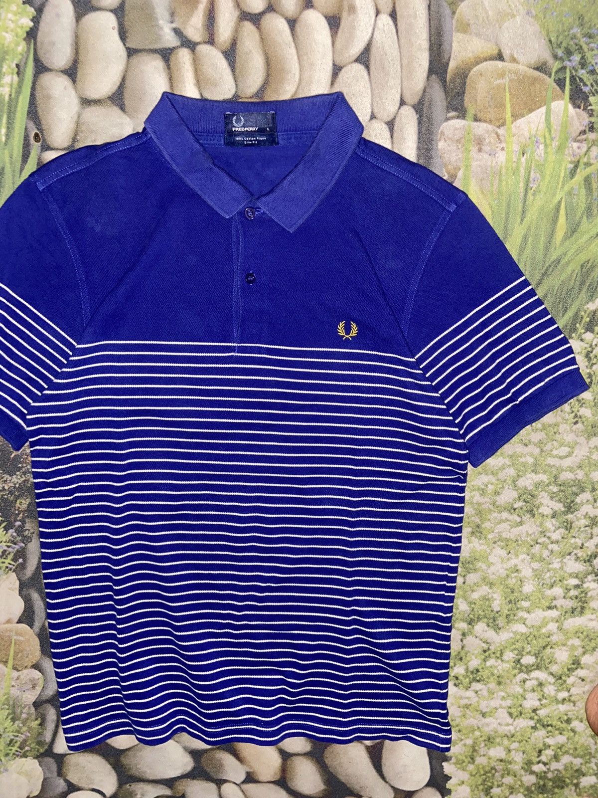 Fred Perry FRED PERRY STRIP POLO TEE Size US L / EU 52-54 / 3 - 2 Thumbnail