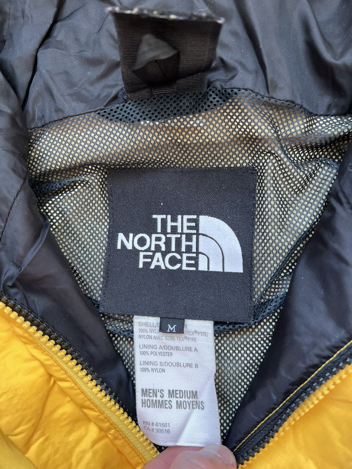 The North Face × Vintage 90s The North Face Mountain Jacket 1990 Gore Tex / Yellow Size US M / EU 48-50 / 2 - 8 Thumbnail
