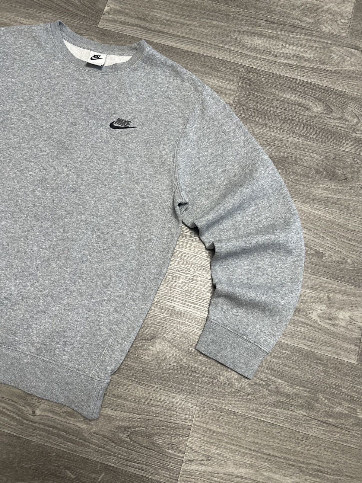 Nike Nike Gray Basic Sweatshirt Y2K Size US S / EU 44-46 / 1 - 5 Thumbnail
