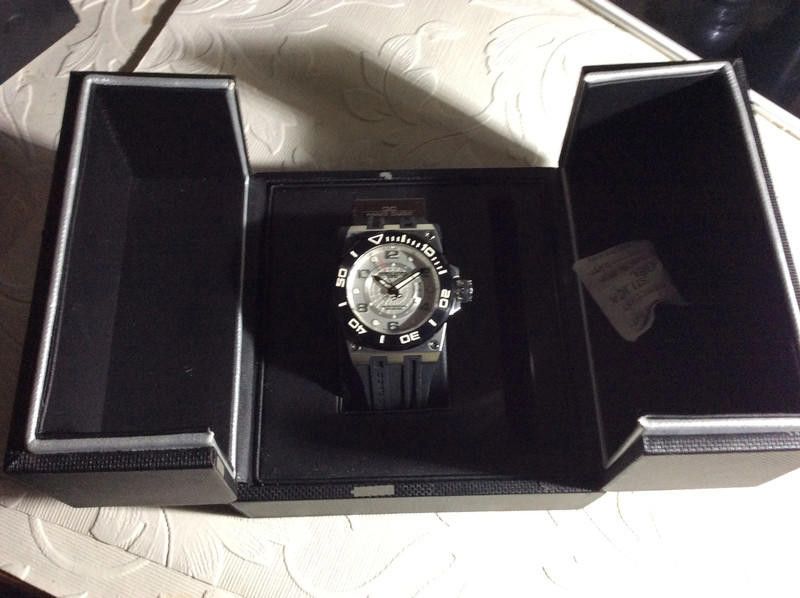 Designer Jorge Gray Men's Sliver Dial Black rubber strap watch Size ONE SIZE - 2 Thumbnail