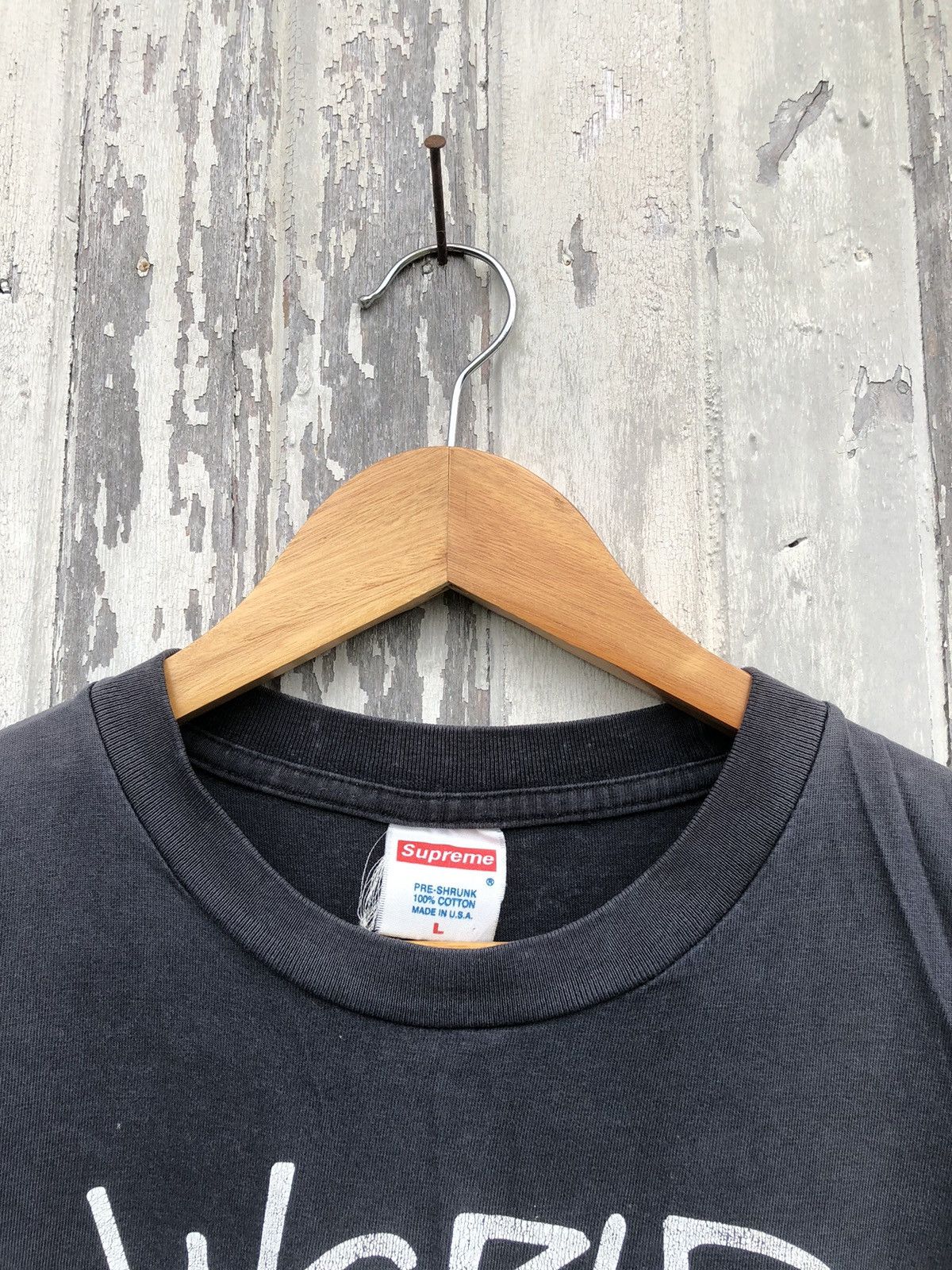 Japanese Brand Vintage Sunfaded Supreme World Famous Supreme Tshirt Size US L / EU 52-54 / 3 - 5 Thumbnail