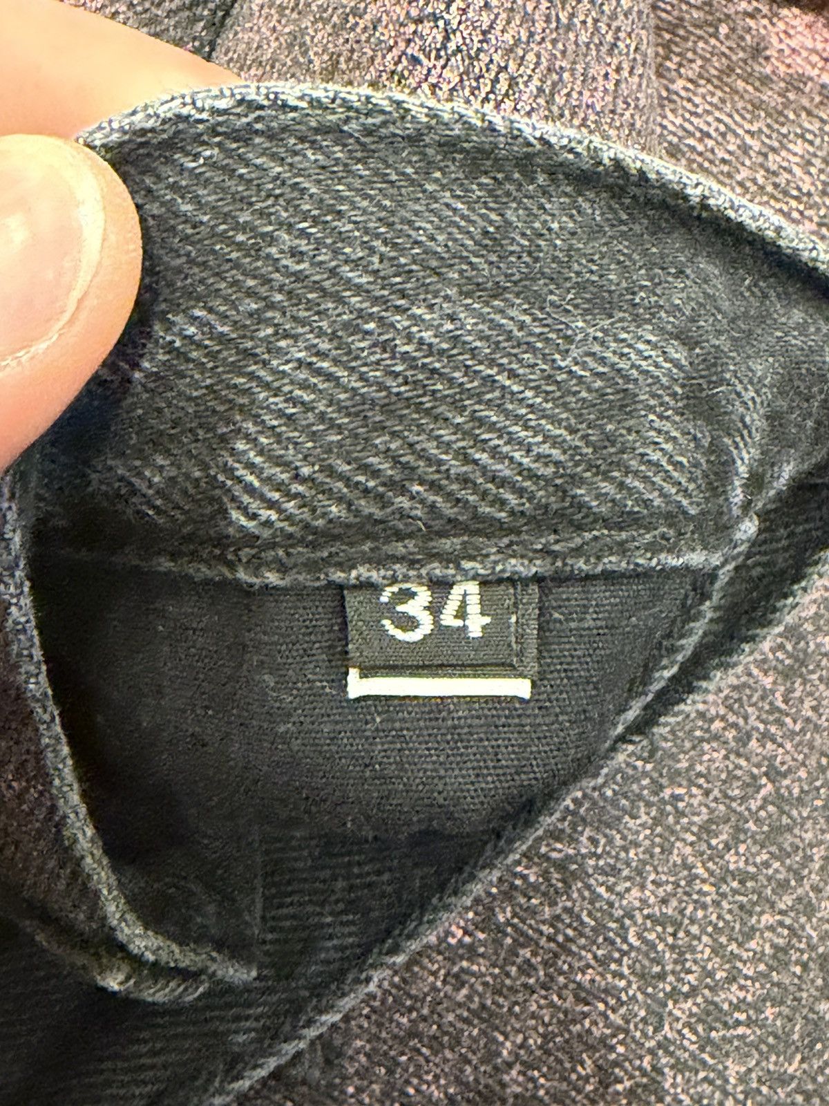 Sp5der Sp5der Metallic Wash Black Denim Jeans Size US 34 / EU 50 - 5 Thumbnail