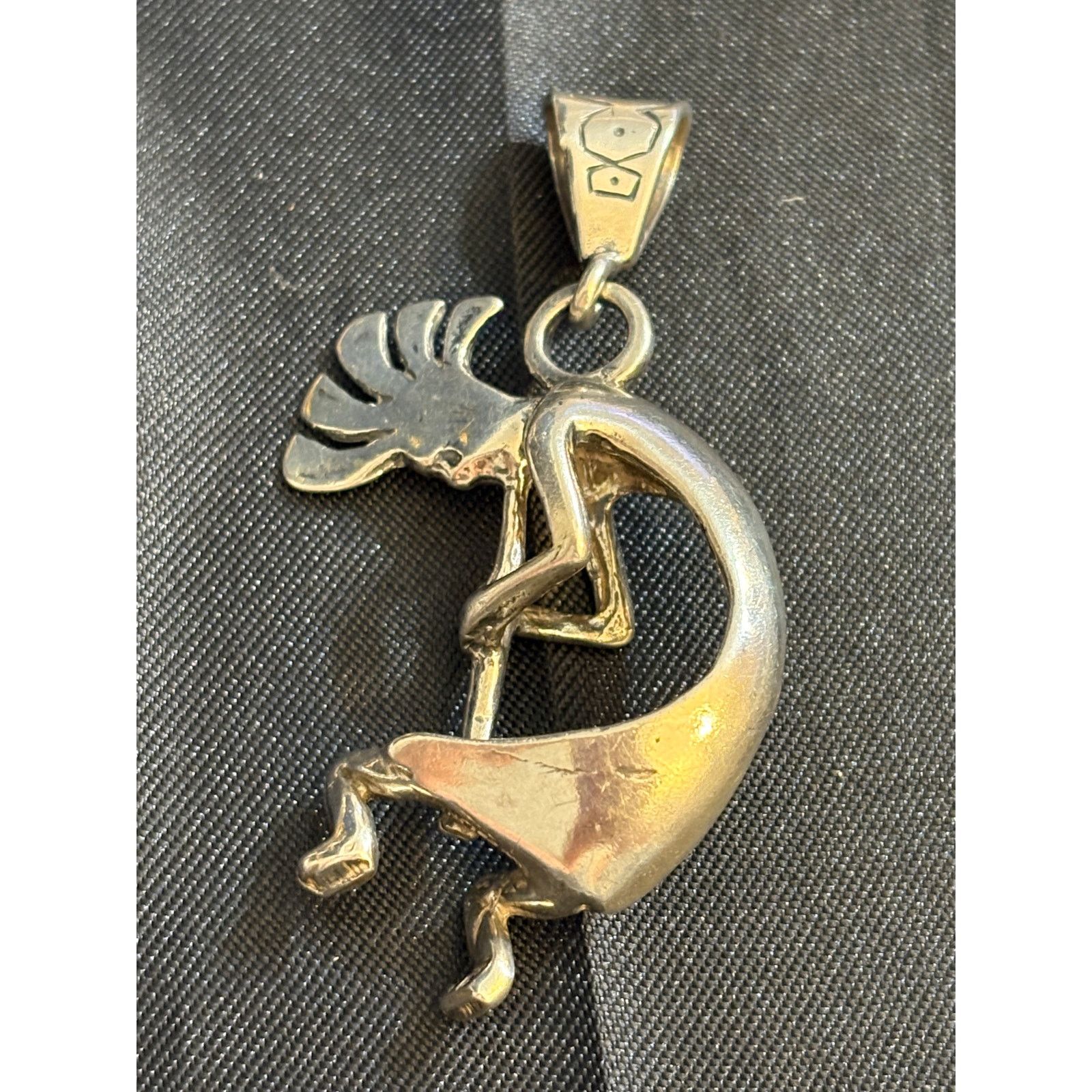 Other Sterling Silver Kokopelli Pendant Unmarked Southwestern Size ONE SIZE - 1 Thumbnail