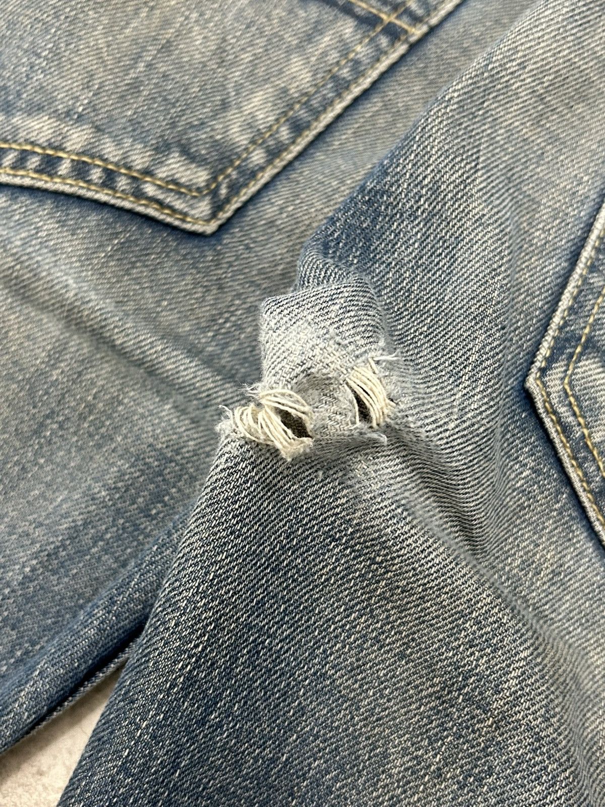 Diesel Diesel Trojan Jean Mud Washed Distressed Straight Cut Size US 30 / EU 46 - 21 Thumbnail