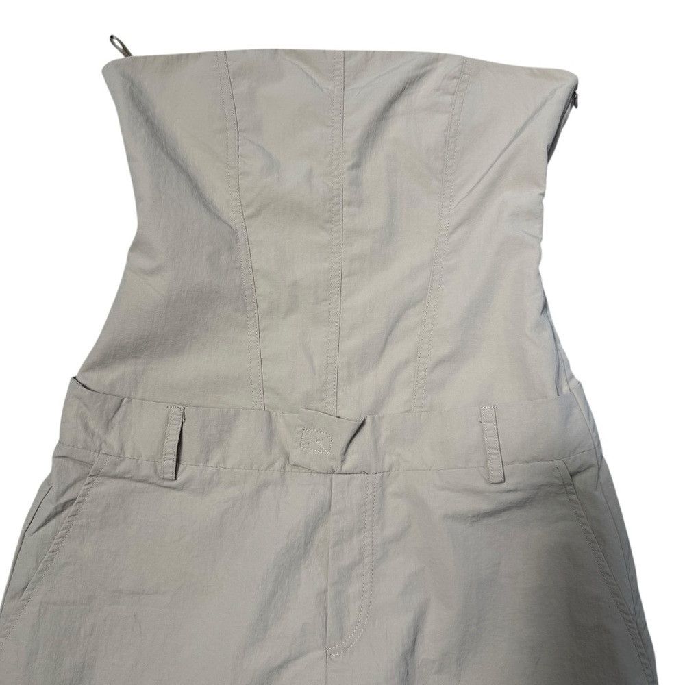 Zara New Zara Strapless Beige Straight Leg Jumpsuit 2712/224 Siz Size 32" / US 10 / IT 46 - 6 Thumbnail