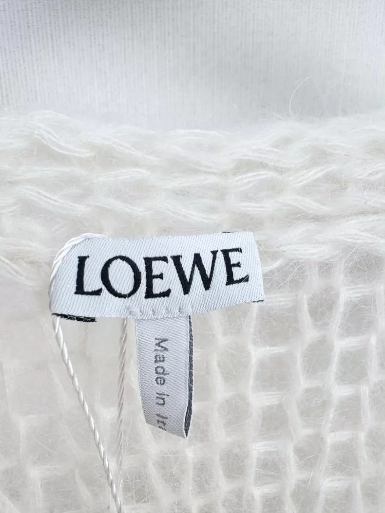 Loewe LOEWE Knitted open shirt with lace Size S / US 4 / IT 40 - 2 Thumbnail