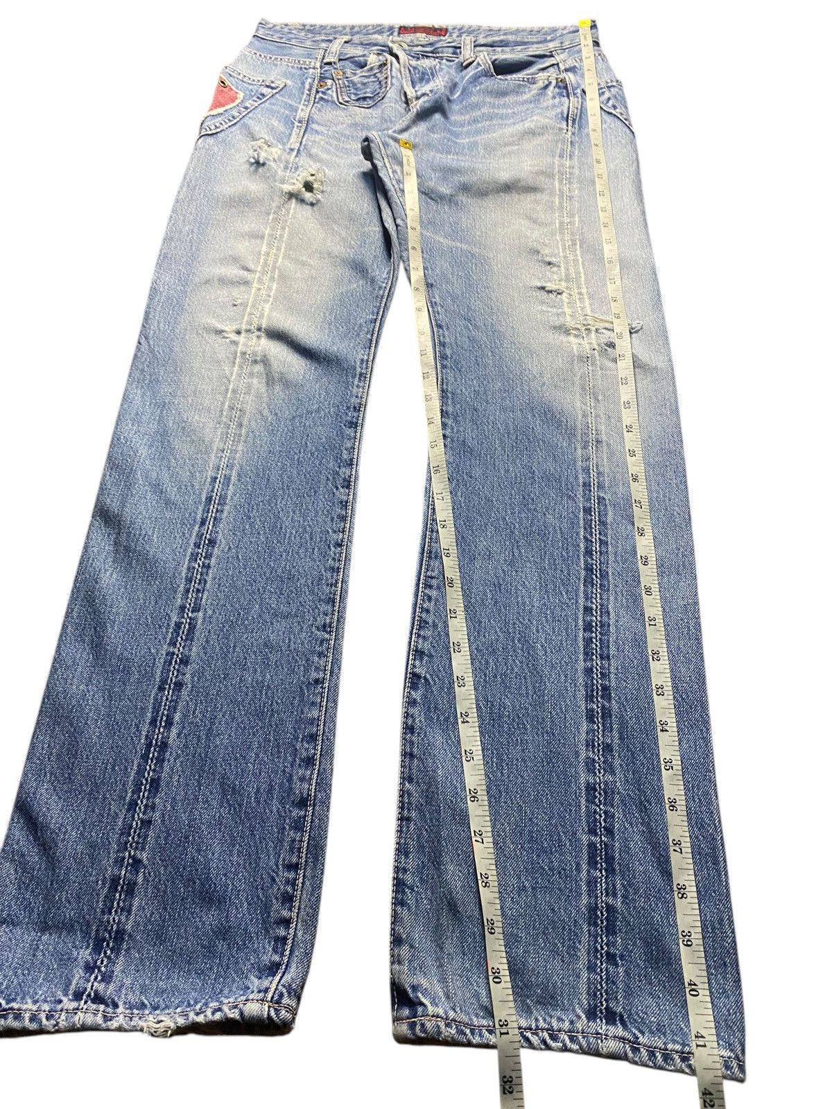 Johnbull Johnbull Kojima Japan Reconstructed Denim Selvedge Jeans Size US 32 / EU 48 - 17 Thumbnail