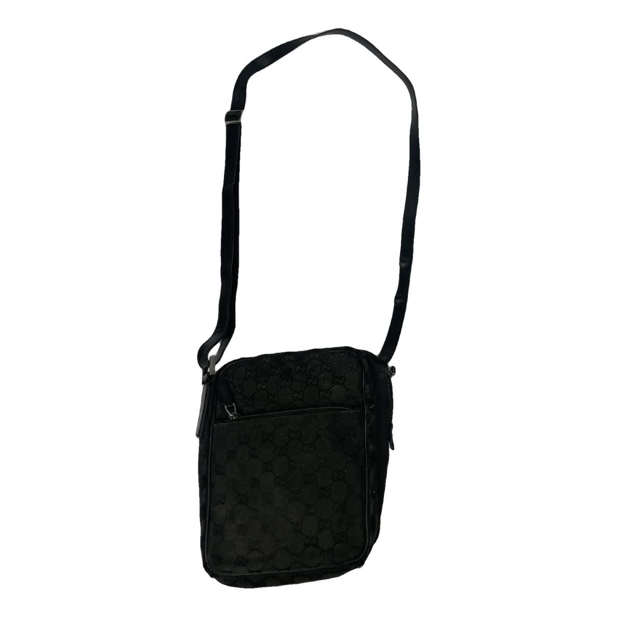 Gucci Jackie Vintage Black Cotton Handbag Size ONE SIZE - 1 Thumbnail