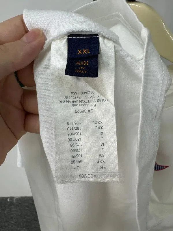 Louis Vuitton Louis Vuitton White Printed Short Sleeve T-Shirt . Size US XXL / EU 58 / 5 - 5 Thumbnail