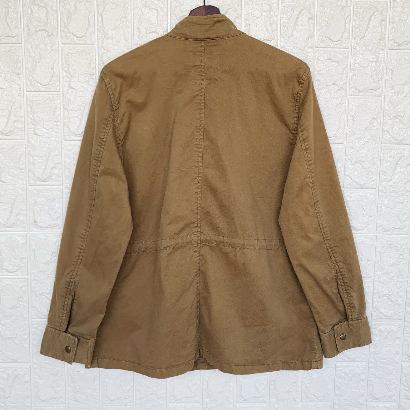 Gap Gap Military Chore Jacket Brown Zipper Snap Button Size US M / EU 48-50 / 2 - 4 Thumbnail