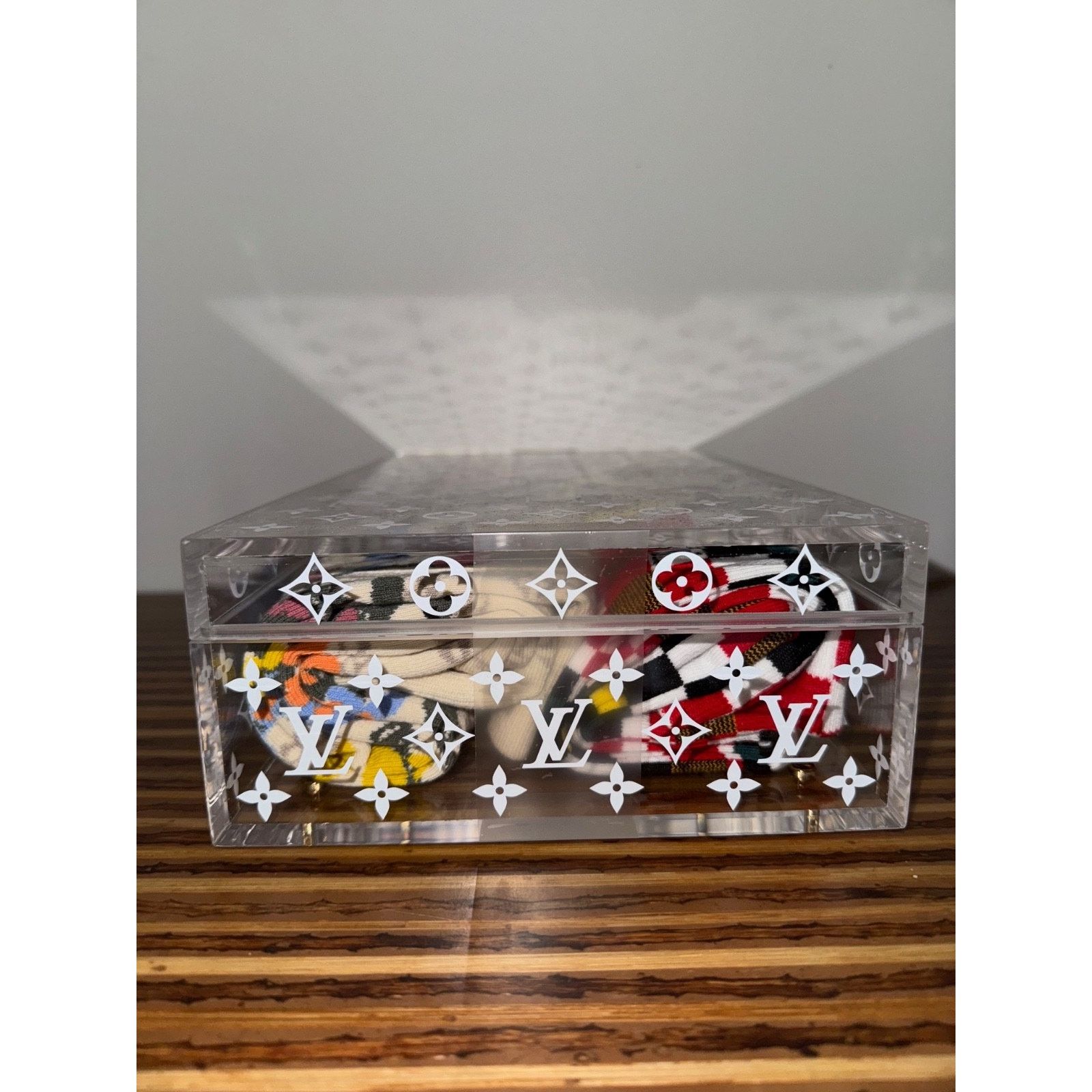 Louis Vuitton Louis Vuitton LV Archives 6 Socks Set Boite Scott Monogram Size ONE SIZE - 5 Thumbnail
