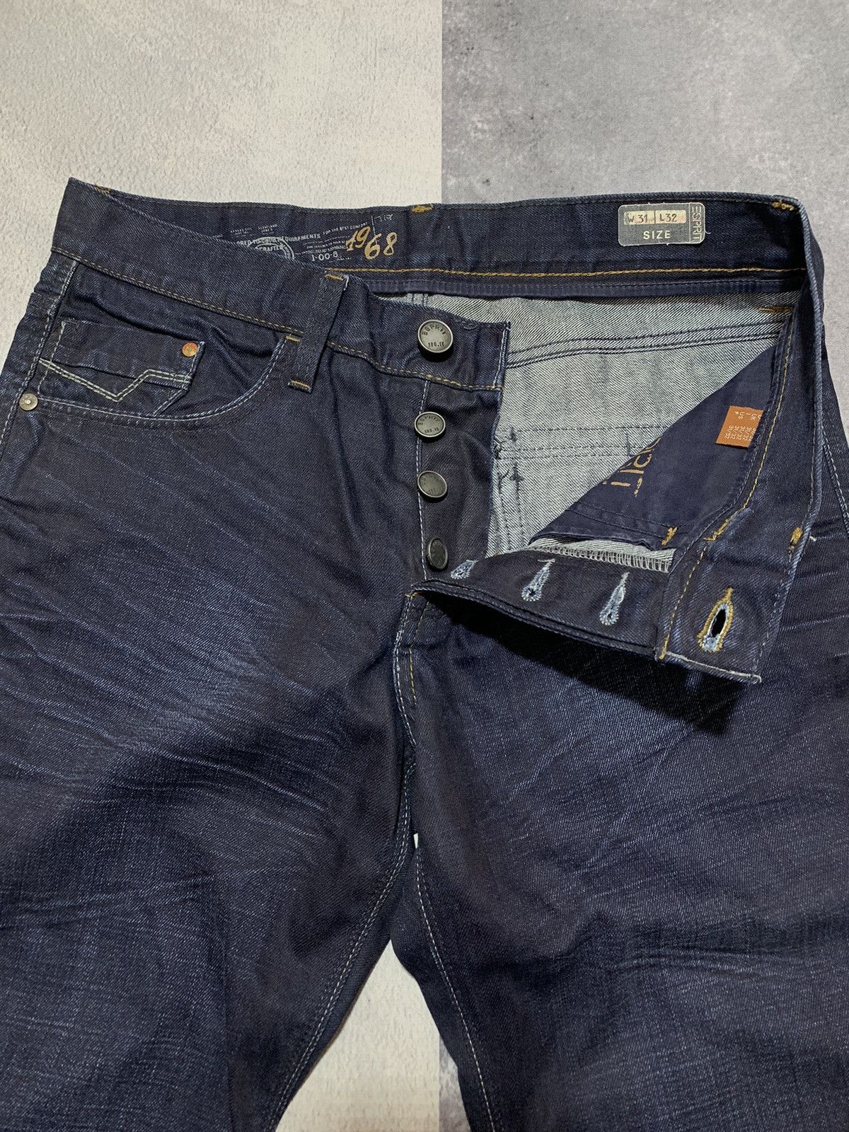 Japanese Brand × Vintage Vintage Y2K Japanese jeans denim streetwear style size 31x32 Size US 31 - 6 Thumbnail