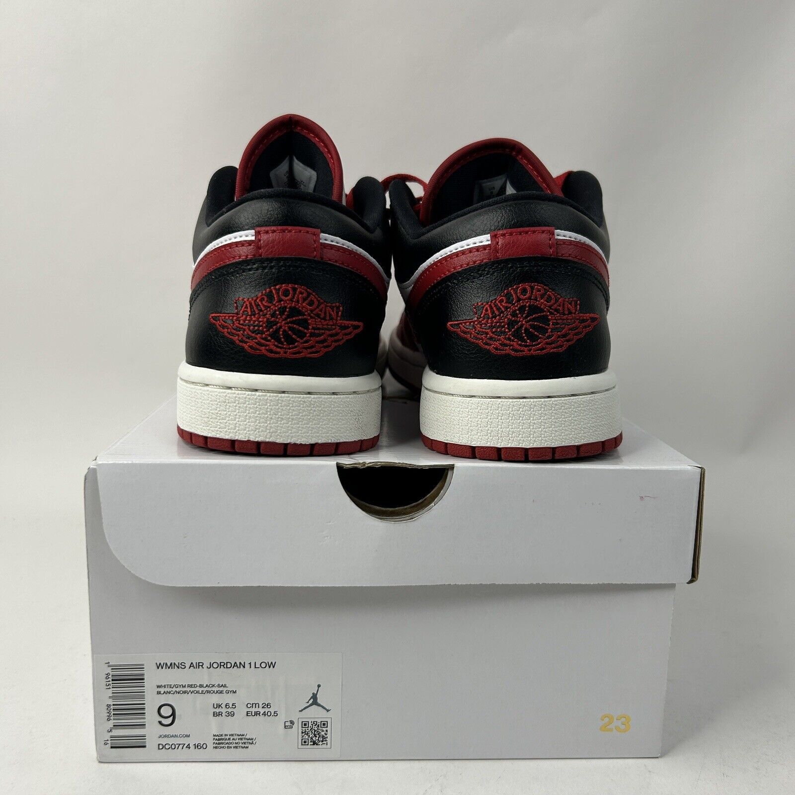 Nike Nike Air Jordan 1 Retro Low “Reverse Black Toe/Bred” 2024 Size US 9 / IT 39 - 5 Thumbnail