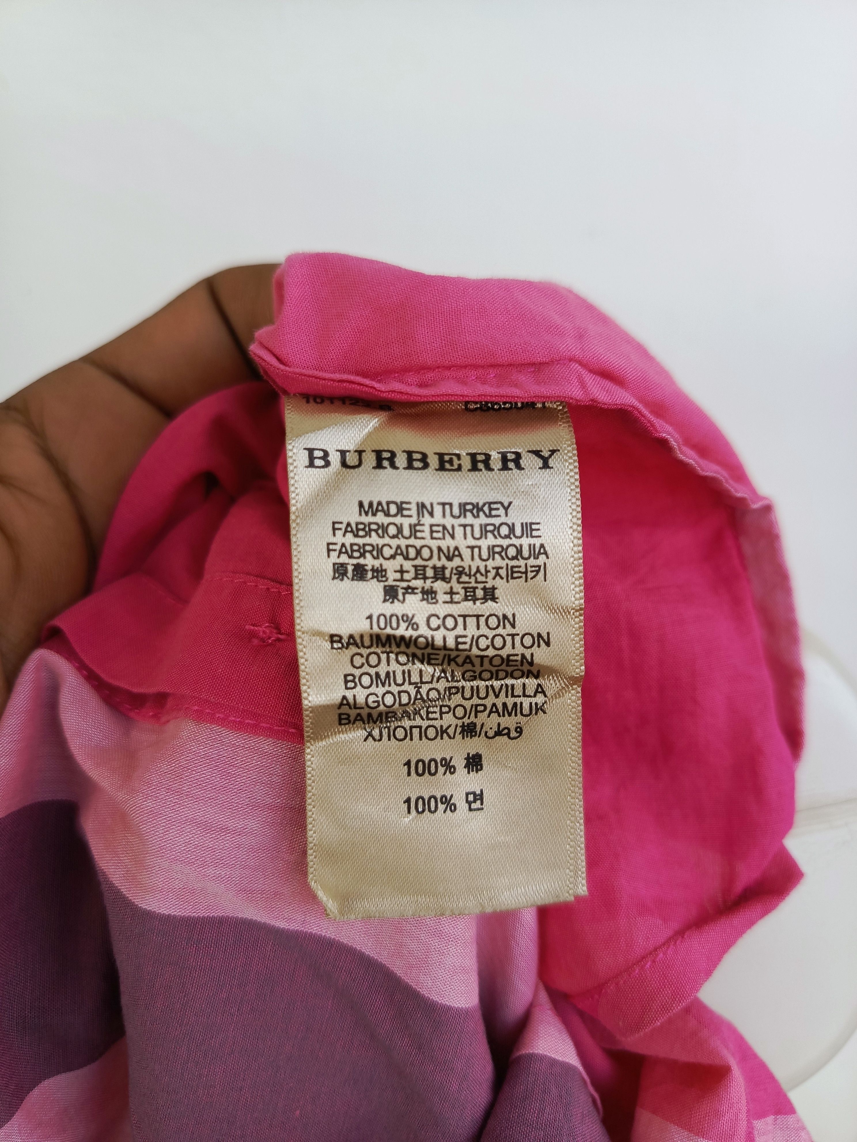 Burberry Burberry Brit Nova Check Short Sleeve Shirt – Women Size S / US 4 / IT 40 - 8 Thumbnail