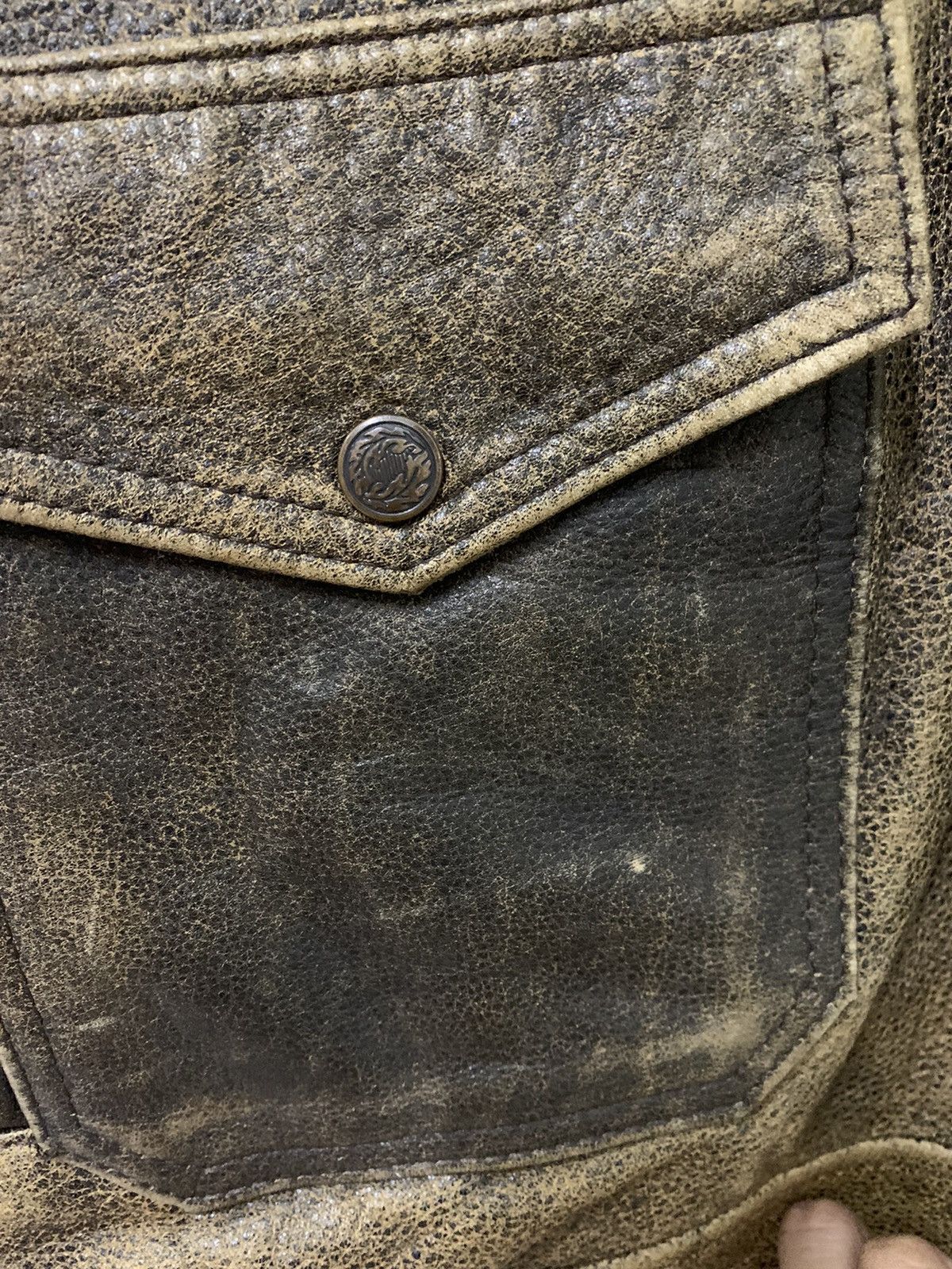 Leather Vintage Flying Leather Jacket Size US M / EU 48-50 / 2 - 5 Thumbnail
