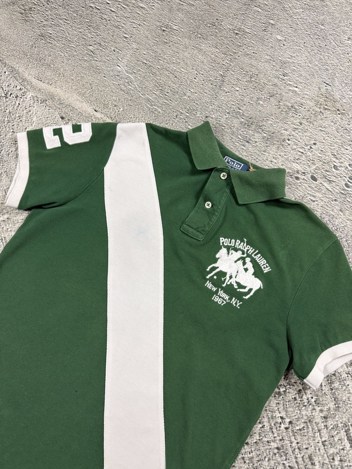 Ralph Lauren Chief Keef Polo Ralph Lauren Polo green white big pony Y2K Size US S / EU 44-46 / 1 - 2 Thumbnail
