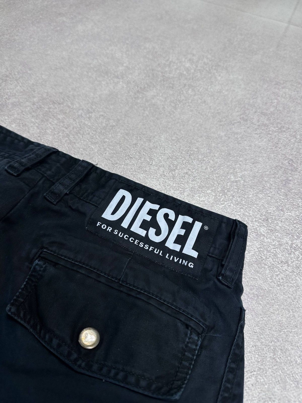 Diesel Vintage Diesel Y2K Grunge Cargo Pants 29 Size US 29 - 11 Thumbnail
