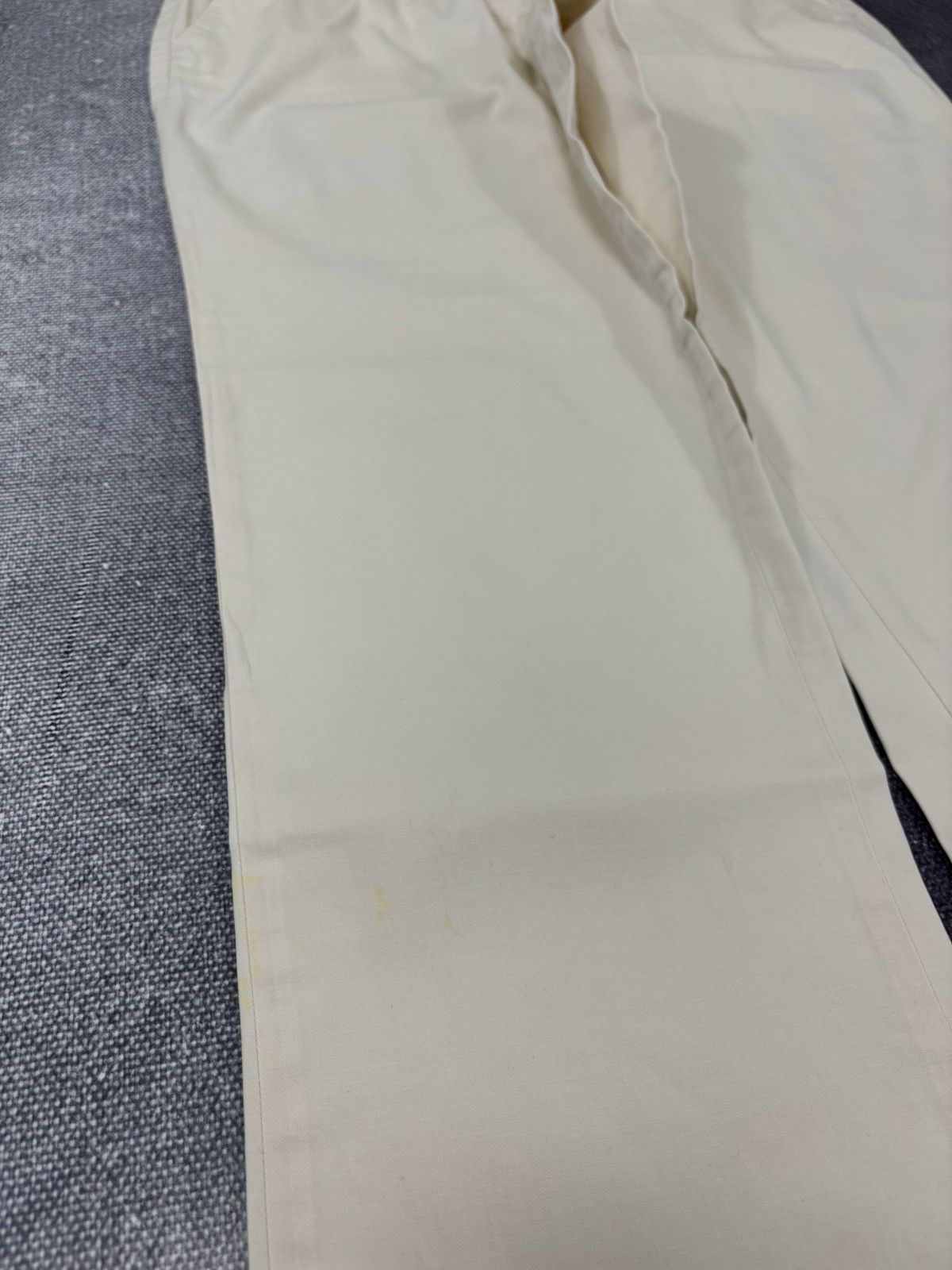 Moncler Vintage Moncler Women’s Straight Fit Cream Pants Trousers Size 34" / US 12 / IT 48 - 5 Thumbnail
