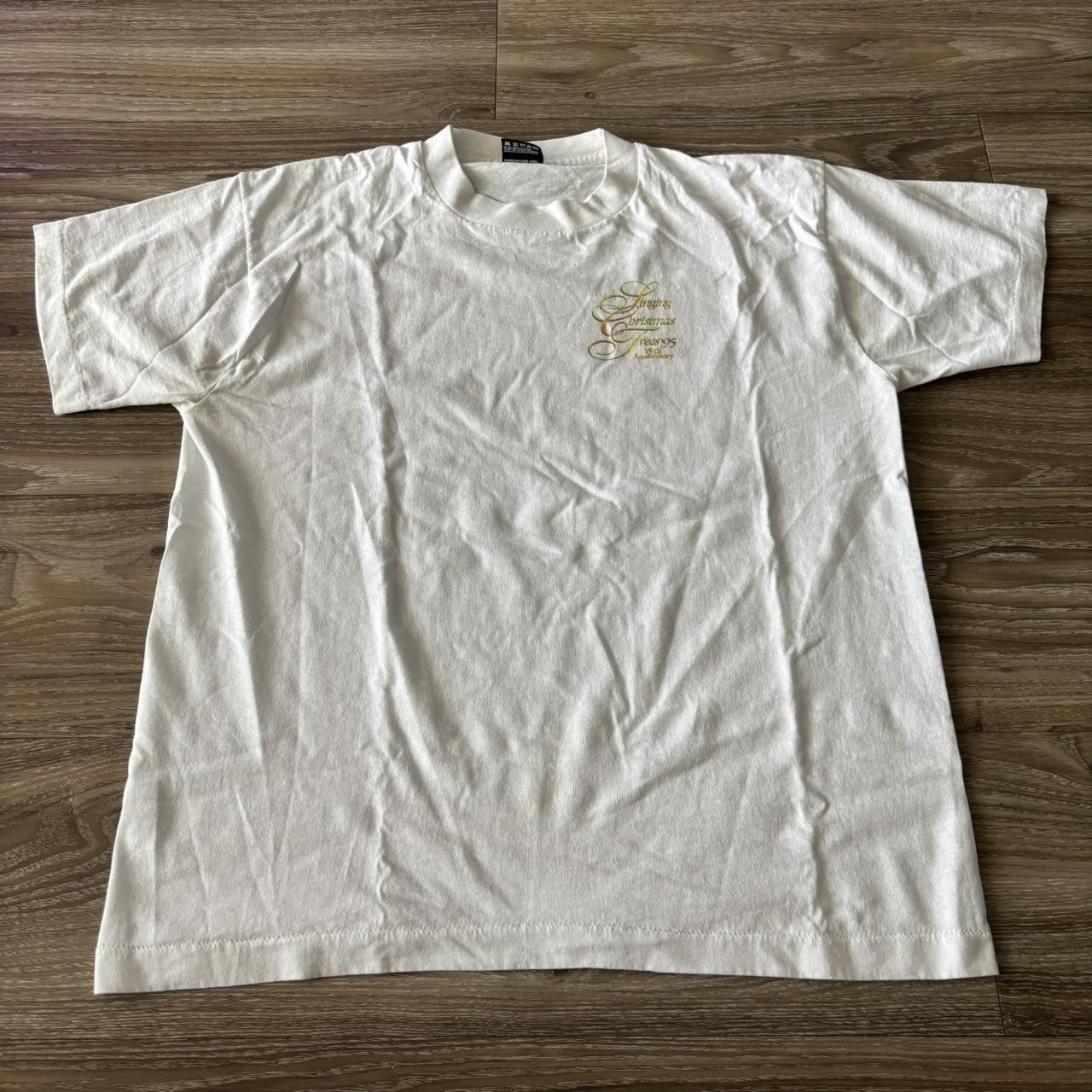Vintage Crazy Vintage 90s White Jesus Graphic Tee! Fits M Size US L / EU 52-54 / 3 - 2 Thumbnail