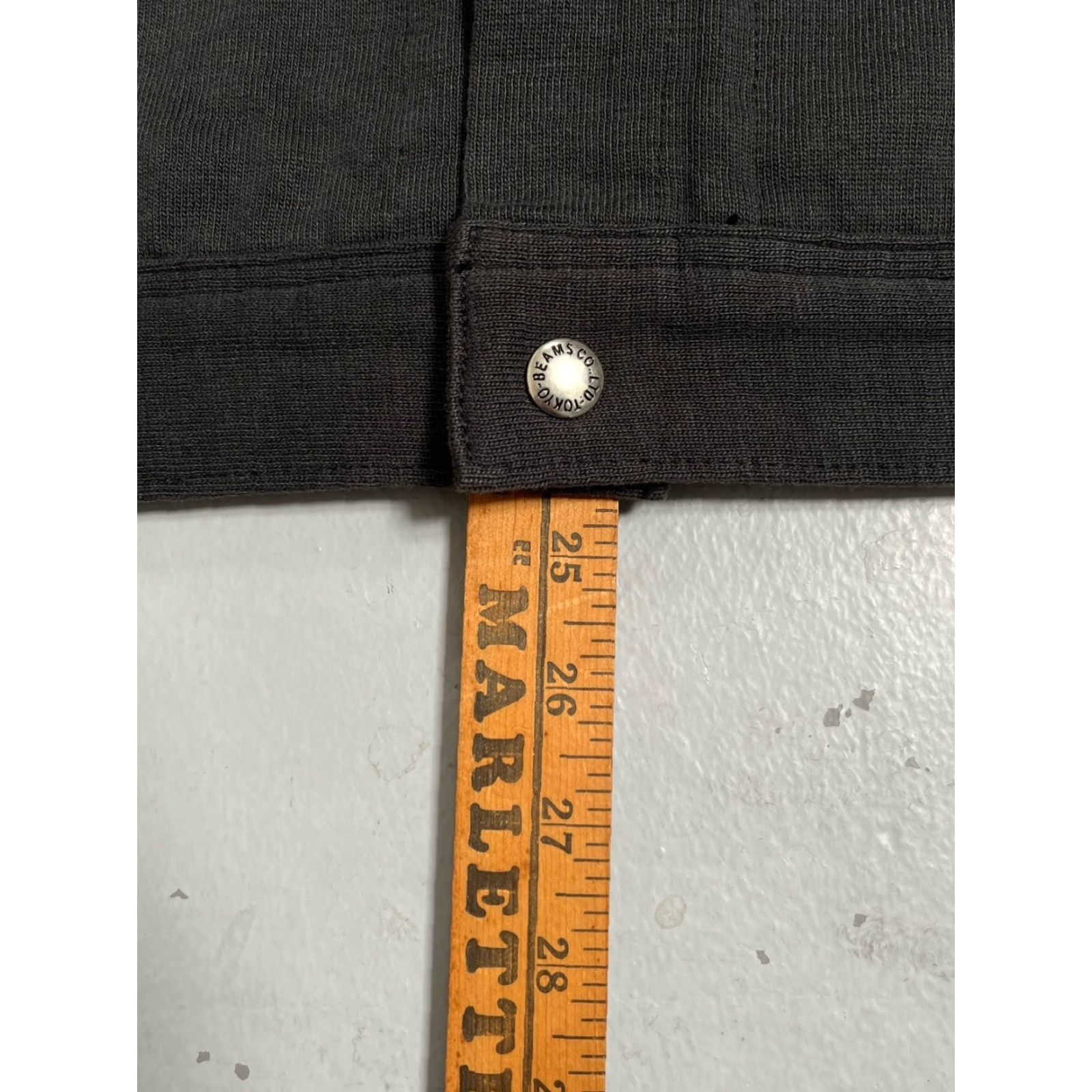 Vintage Beams Cotton Knit Trucker Vintage Style Work Jacket Snap Button Ranch Wear M Size US M / EU 48-50 / 2 - 3 Thumbnail