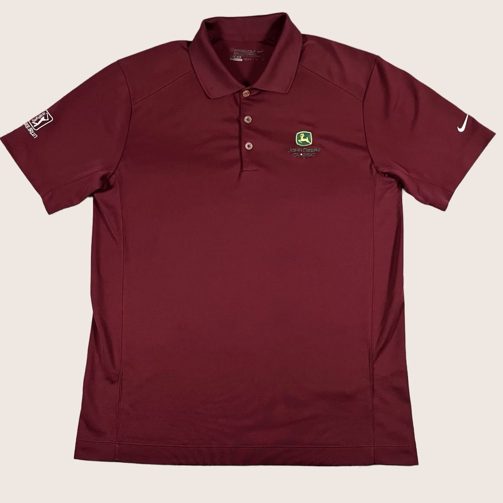 Nike Nike Polo Shirt Mens M Golf Dri-Fit Logo Classic Red Short Sleeve"} Size US M / EU 48-50 / 2 - 1 Thumbnail