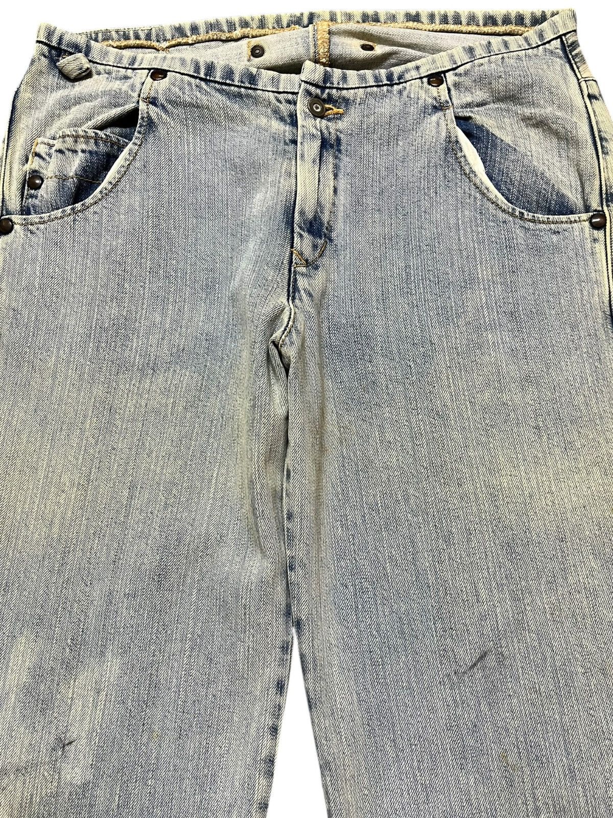 Johnbull Vintage Johnbull Flare Bootcut Faded Grunge Denim Size US 31 - 2 Thumbnail