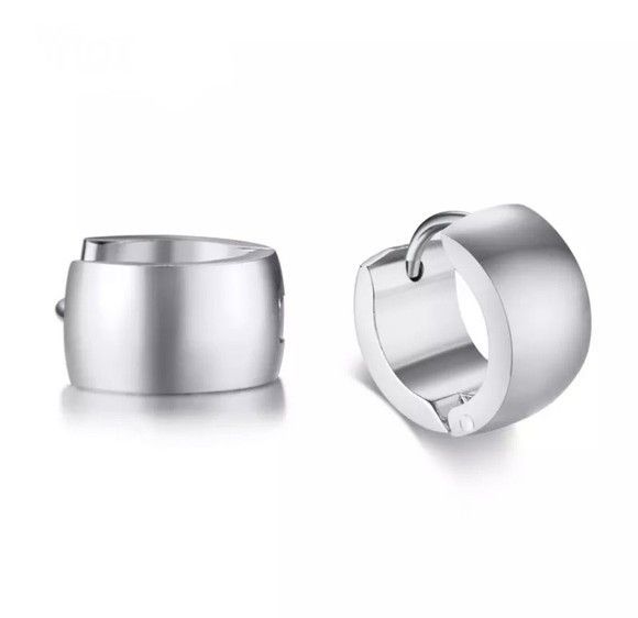 Other Classic Stainless Steel Small Hoop Earring Size ONE SIZE - 1 Thumbnail