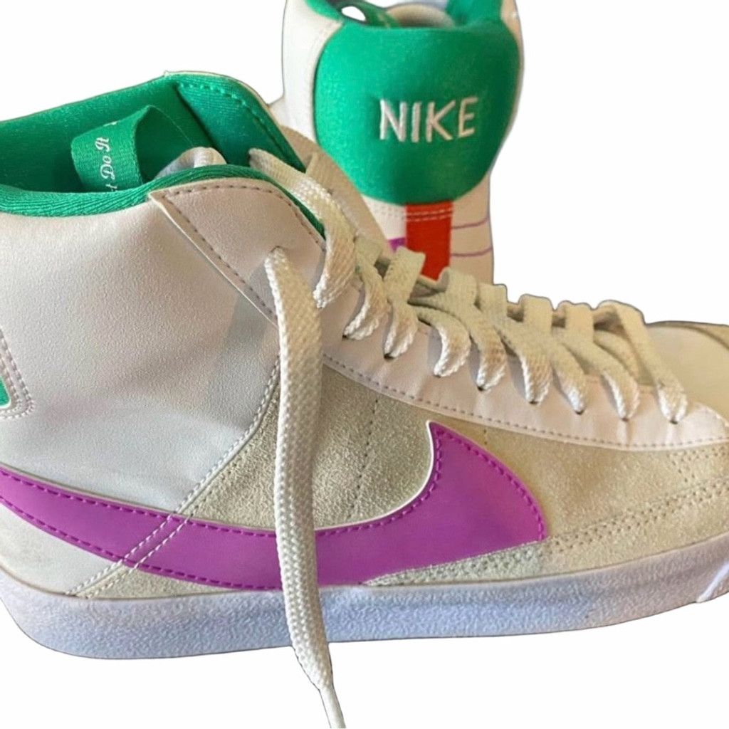 Nike Nike Blazer Mid White Sneakers | EUC | Sz 8.5w/7y Size US 8.5 / IT 38.5 - 1 Thumbnail