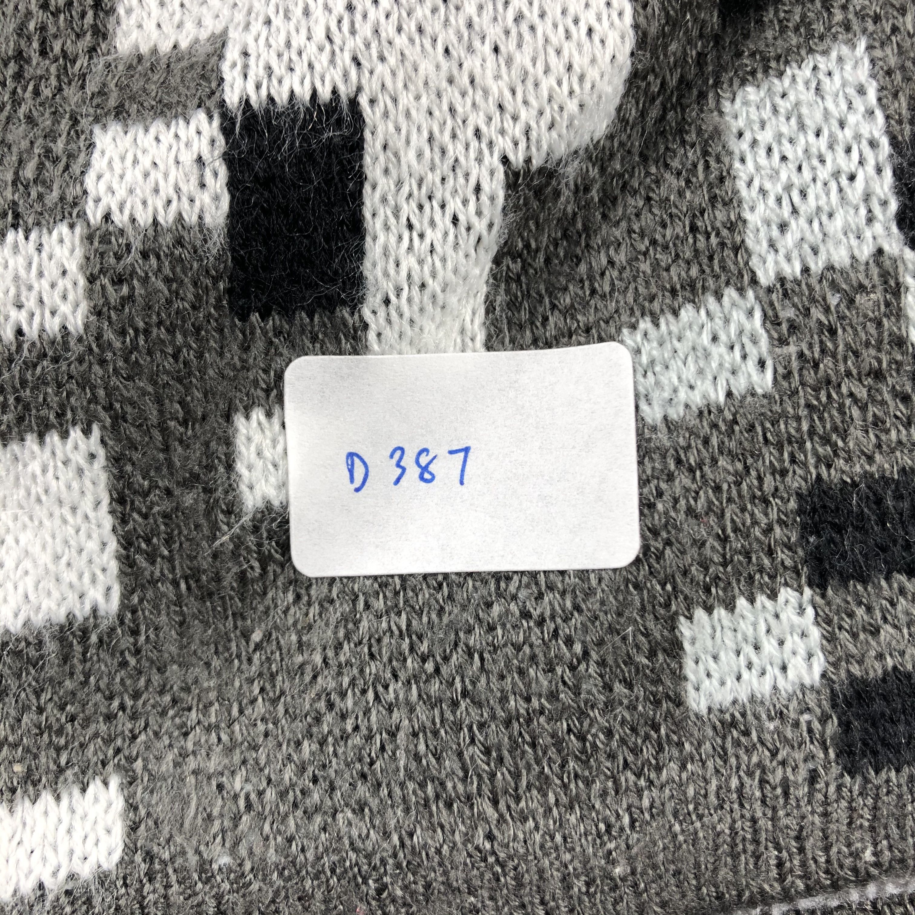 Japanese Brand × Vintage Unknown Block Design Lid Beanie Snow Hat Snow Cap -D387 Size ONE SIZE - 5 Thumbnail
