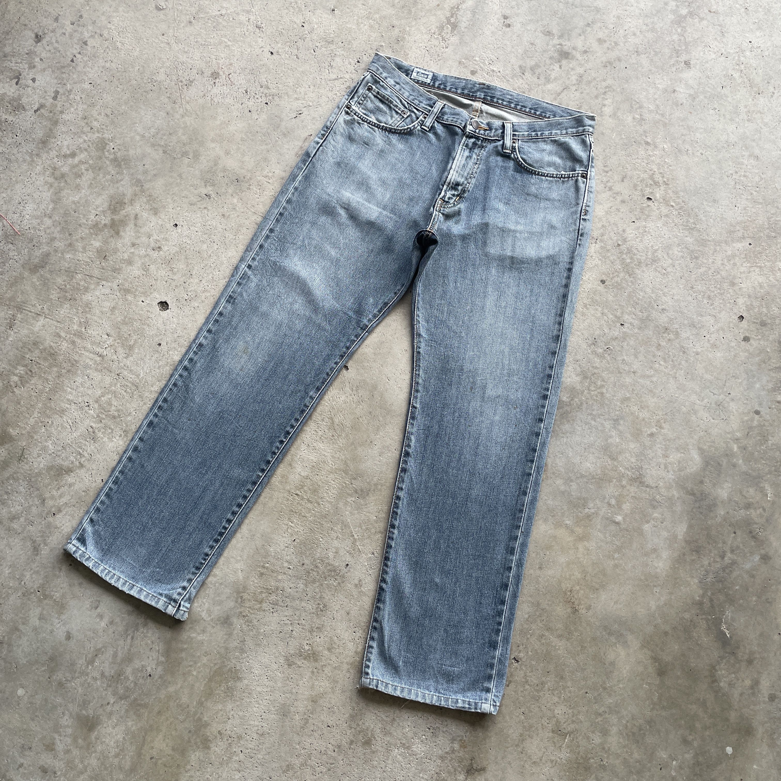 Edwin W34x31 VINTAGE EDWIN JEANS FADED JAPAN DENIM PANTS Size US 34 / EU 50 - 1 Thumbnail