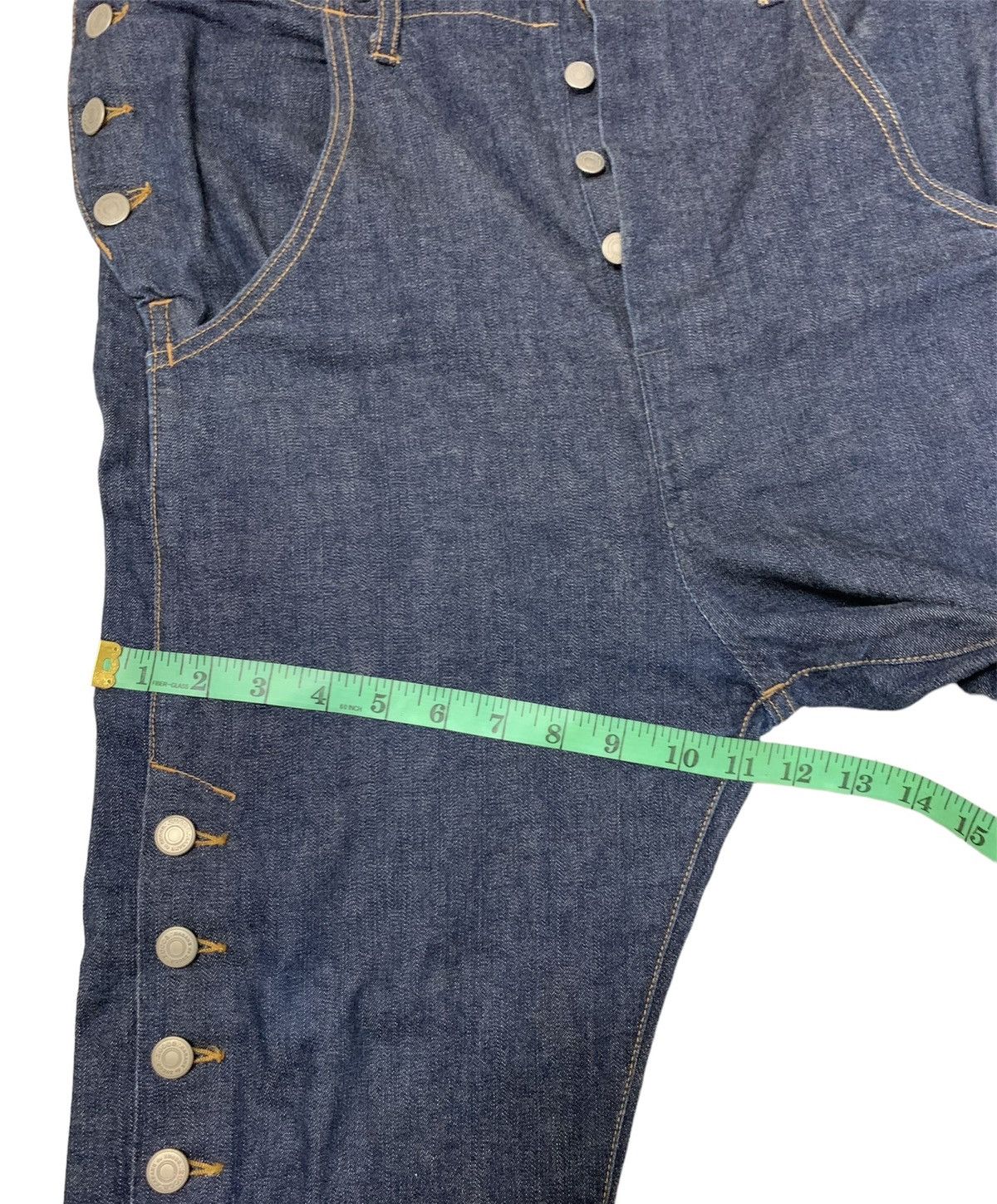 CABANE de ZUCCa Issey miyake zucca side button selvedge denim Size US 34 / EU 50 - 8 Thumbnail