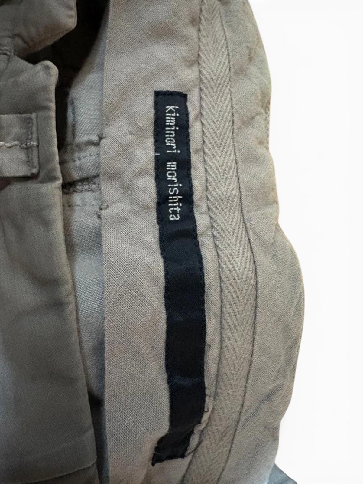 Kiminori Morishita kiminori morishita - Men's Cotton Cargo Pants Grey Size US 32 / EU 48 - 2 Thumbnail