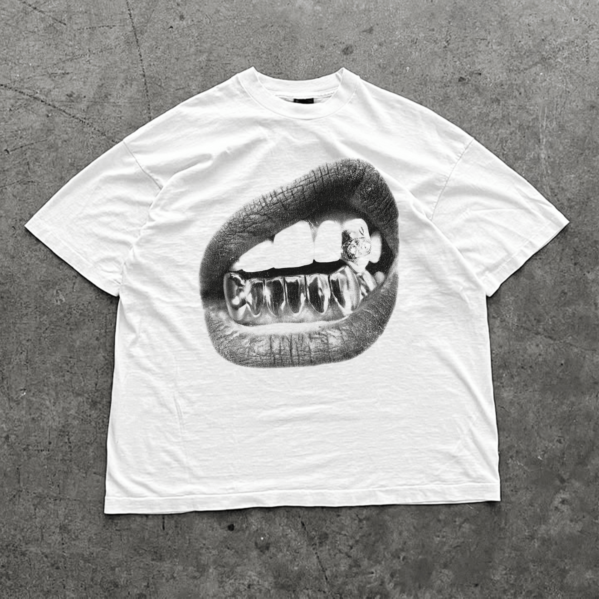 Other Lips & Grill Graphic Tee – Streetwear Aesthetic Size US S / EU 44-46 / 1 - 1 Thumbnail