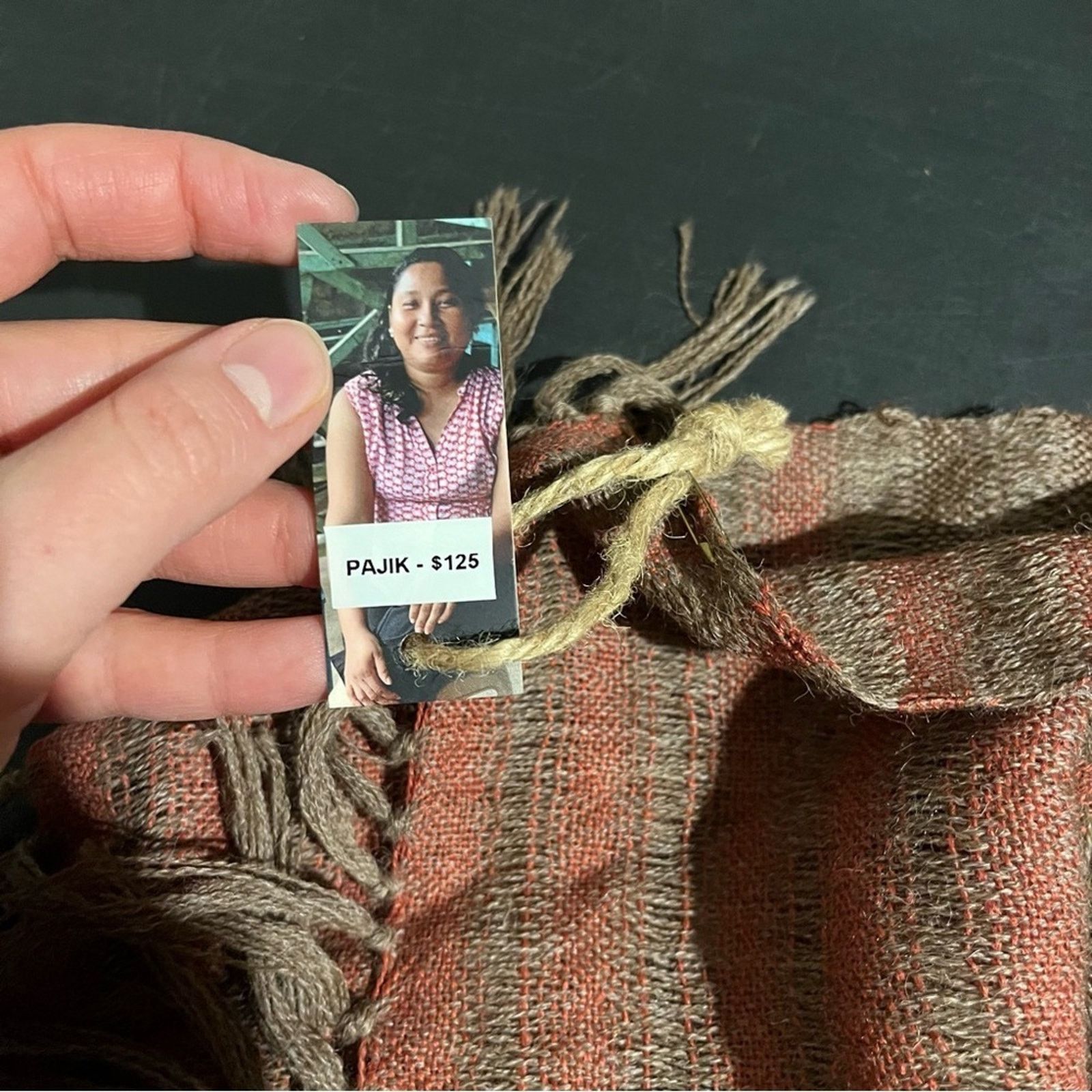 Other Living Threads NWT Ketzah Handmade Boho Scarf Wrap 20x80 Size ONE SIZE - 5 Thumbnail