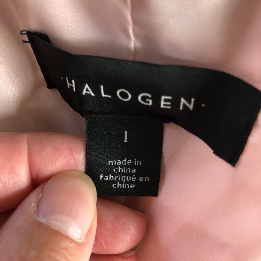 Other Halogen Jewel Neck Teddy Coat Pink NWT L XL Size L / US 10 / IT 46 - 12 Thumbnail