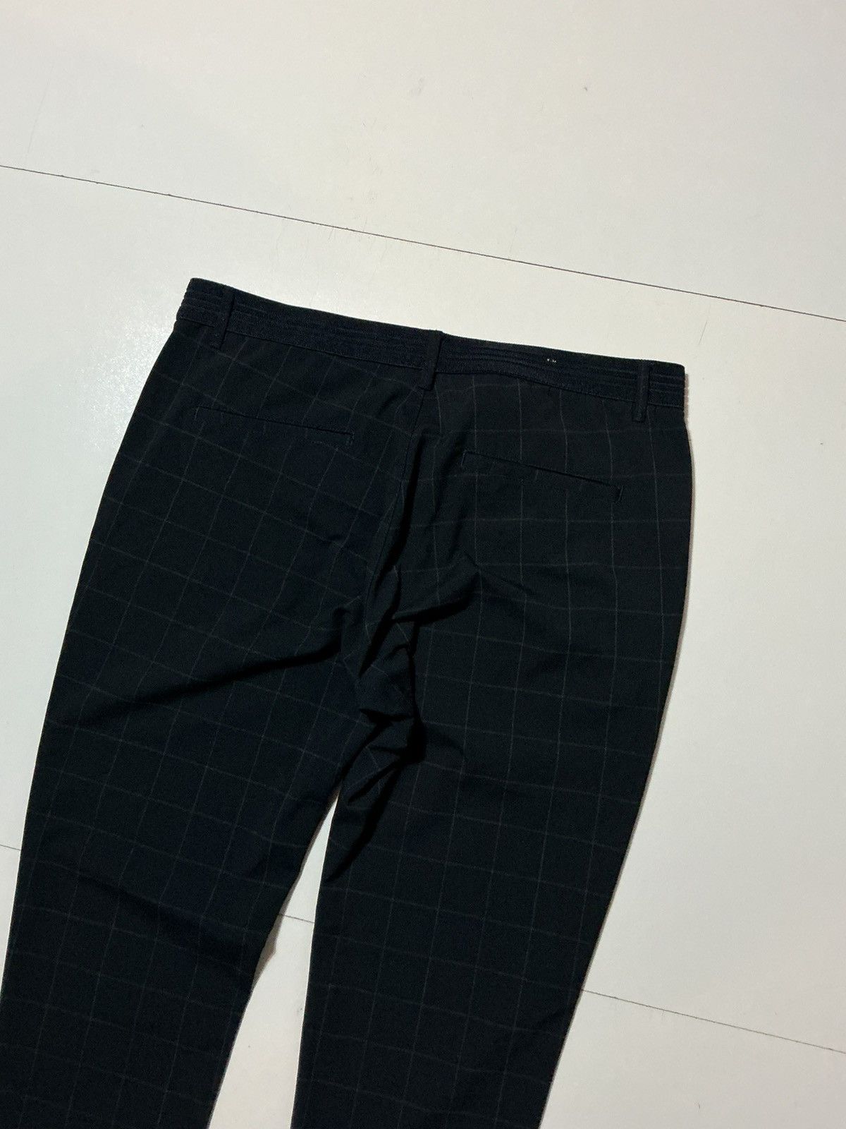 Zara Zara Man Windowpane Navy Blue Performance Golf Tech Pants Size US 38 / EU 54 - 7 Thumbnail