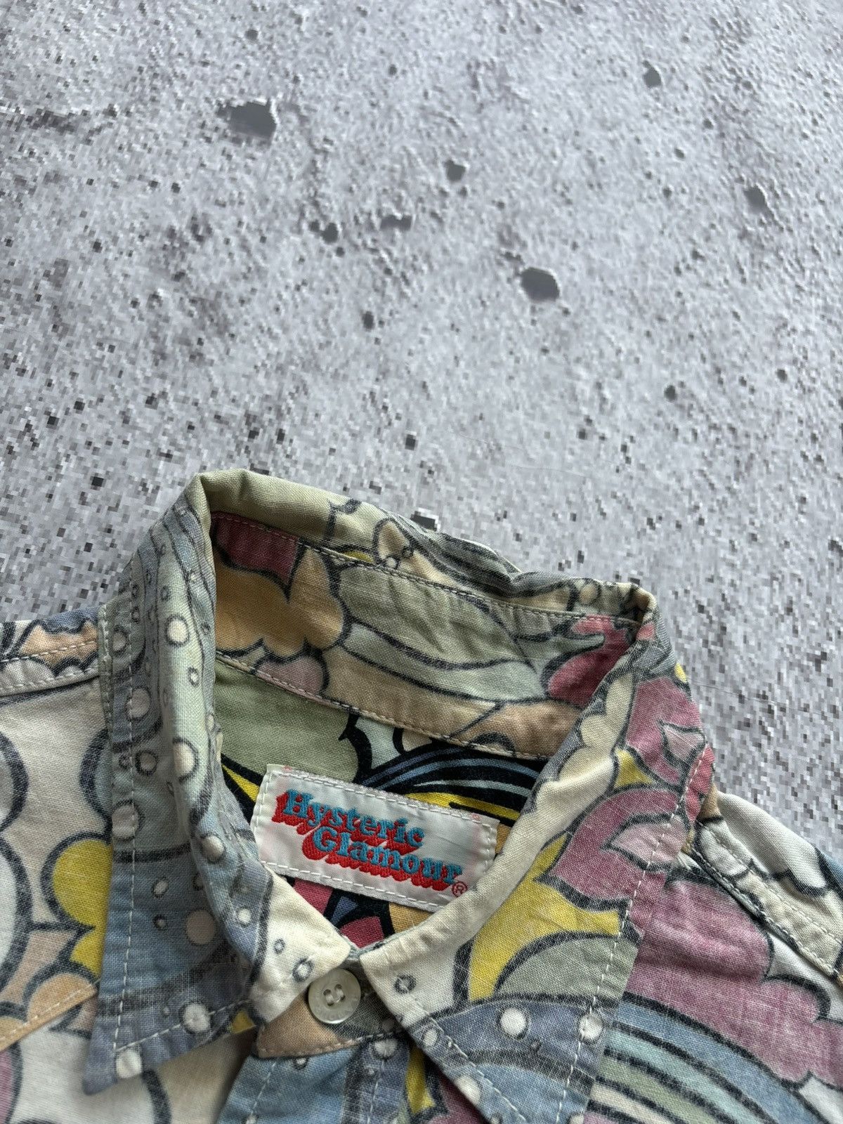 Hysteric Glamour Vintage Hysteric Glamour Full Print Pocket Shirt Size US S / EU 44-46 / 1 - 9 Thumbnail