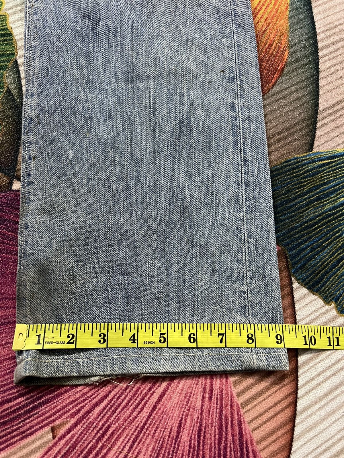 Edwin × Japanese Brand EDWIN 505z SELVEDGE LIGHT WASH ORANGE TAG DENIM Size US 29 - 14 Thumbnail