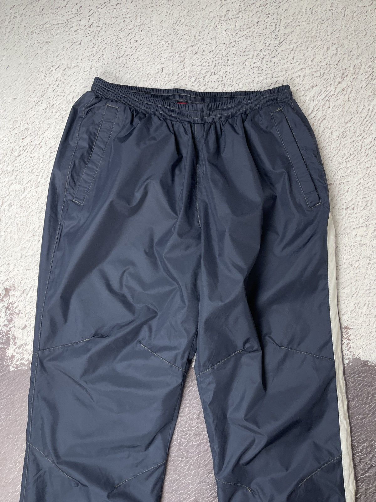 Reebok Reebok DMX vintage nylon drill baggy fit track pants navy Size US 34 / EU 50 - 7 Thumbnail