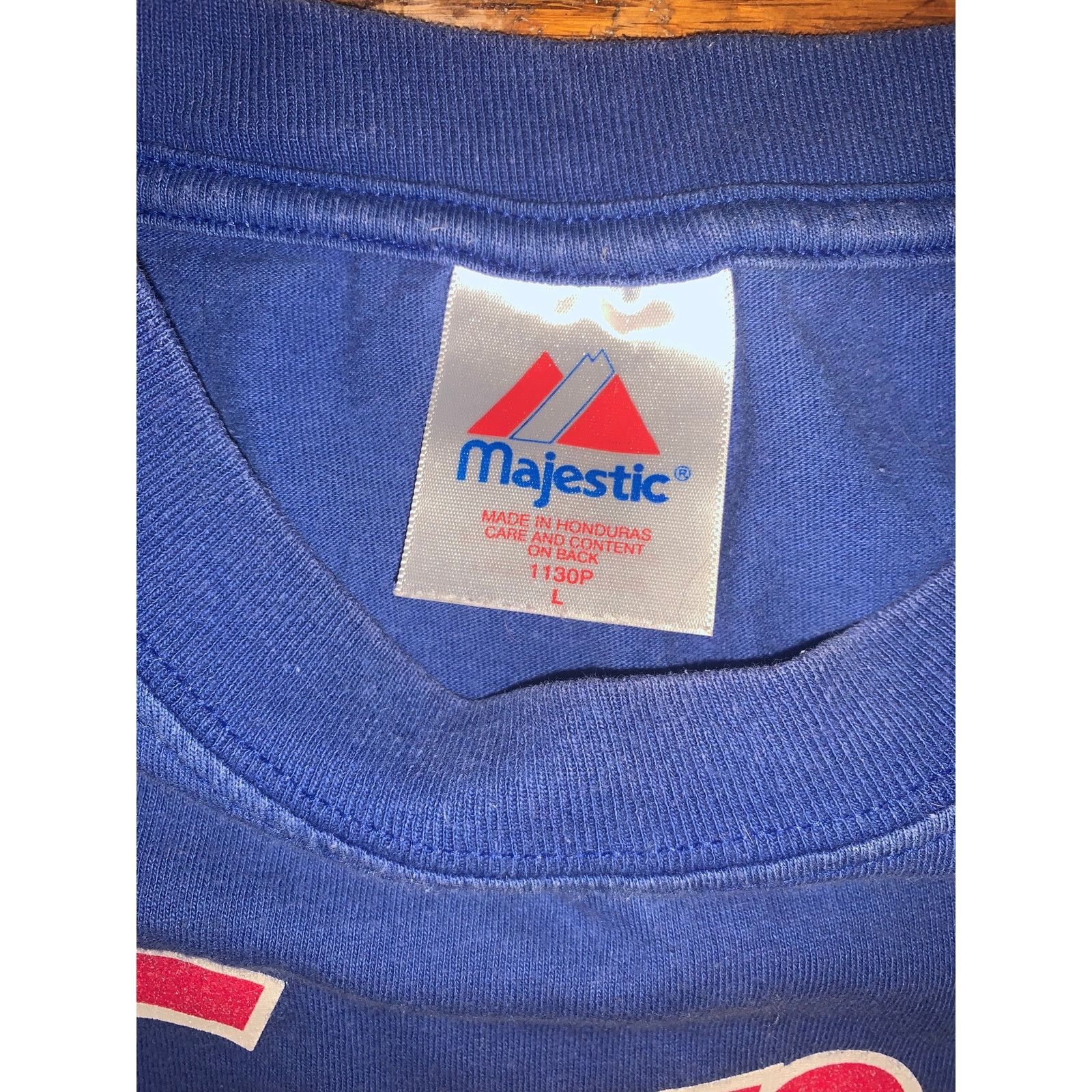 Majestic × Vintage Montreal Expos Majestic T Shirt Large Blue MLB Baseball Tee Size US L / EU 52-54 / 3 - 4 Thumbnail