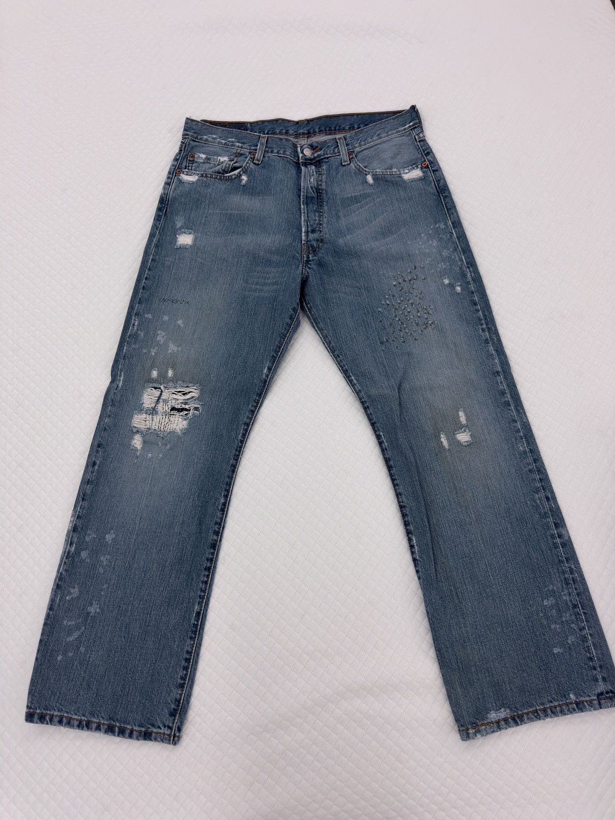 Levi's vintage distressed levi 501s Size US 36 / EU 52 - 1 Thumbnail