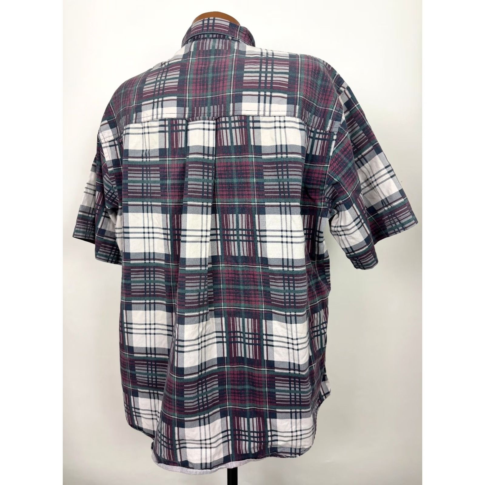 Roundtree & Yorke VINTAGE 90s Roundtree & Yorke Button Up Shirt Men XL Plaid Outdoors Midweight Cotton Size US XL / EU 56 / 4 - 7 Thumbnail