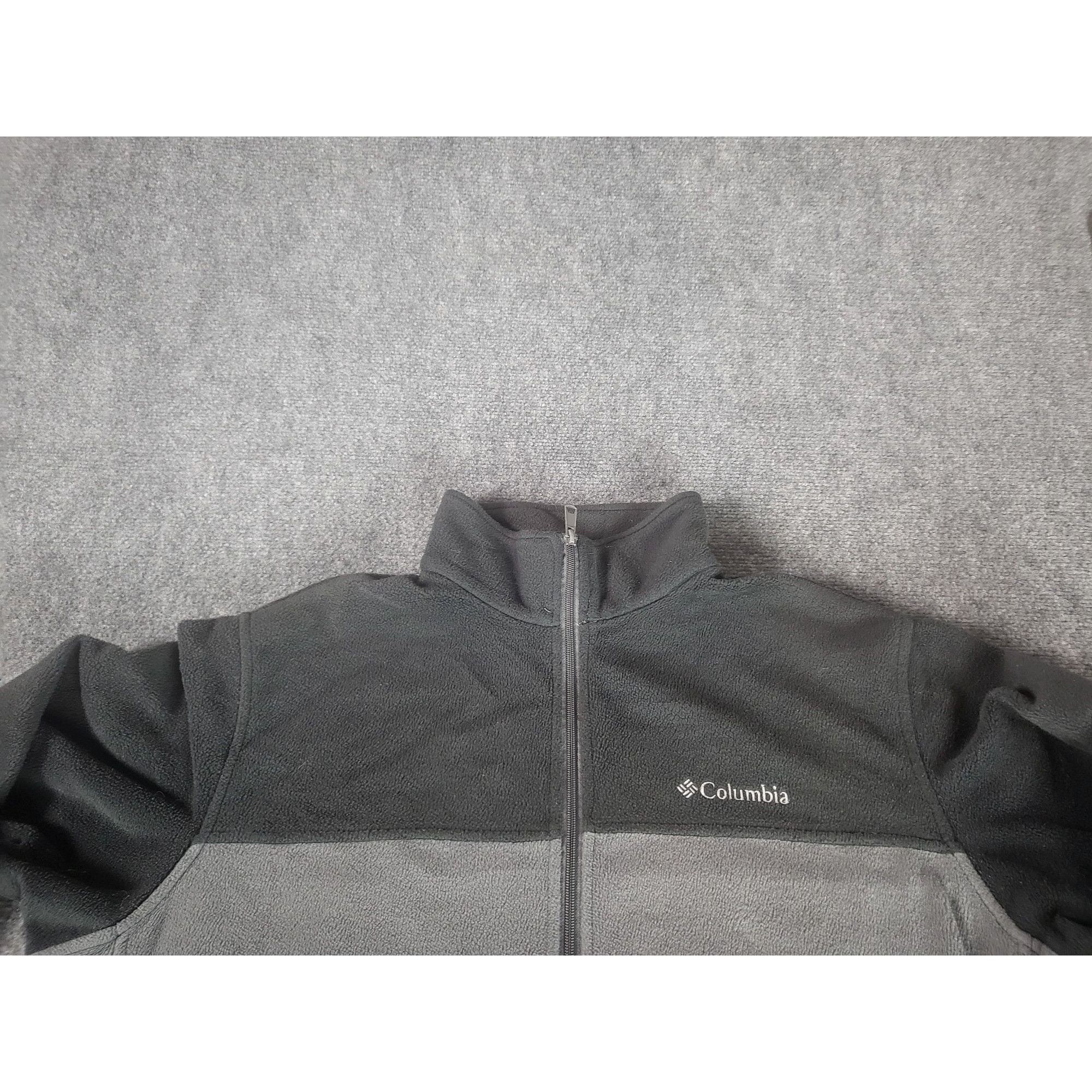 Columbia Columbia Granite Mountain Fleece Jacket Men Sz XL Gray Black Size US XL / EU 56 / 4 - 2 Thumbnail