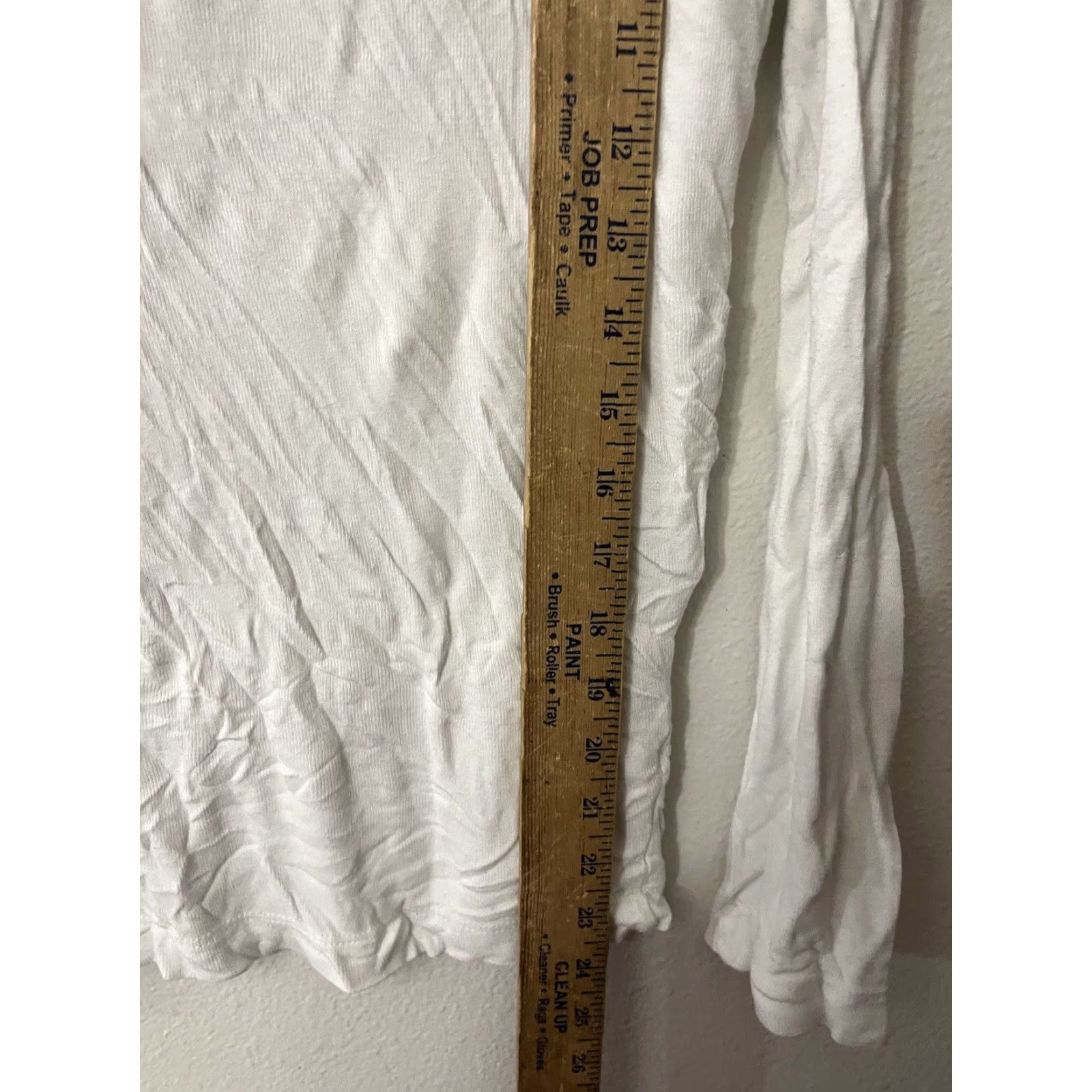H&M Women’s Medium H&M Basic Long Sleeve White Blouse Crew Neck T-Shirt Size L / US 10 / IT 46 - 4 Thumbnail