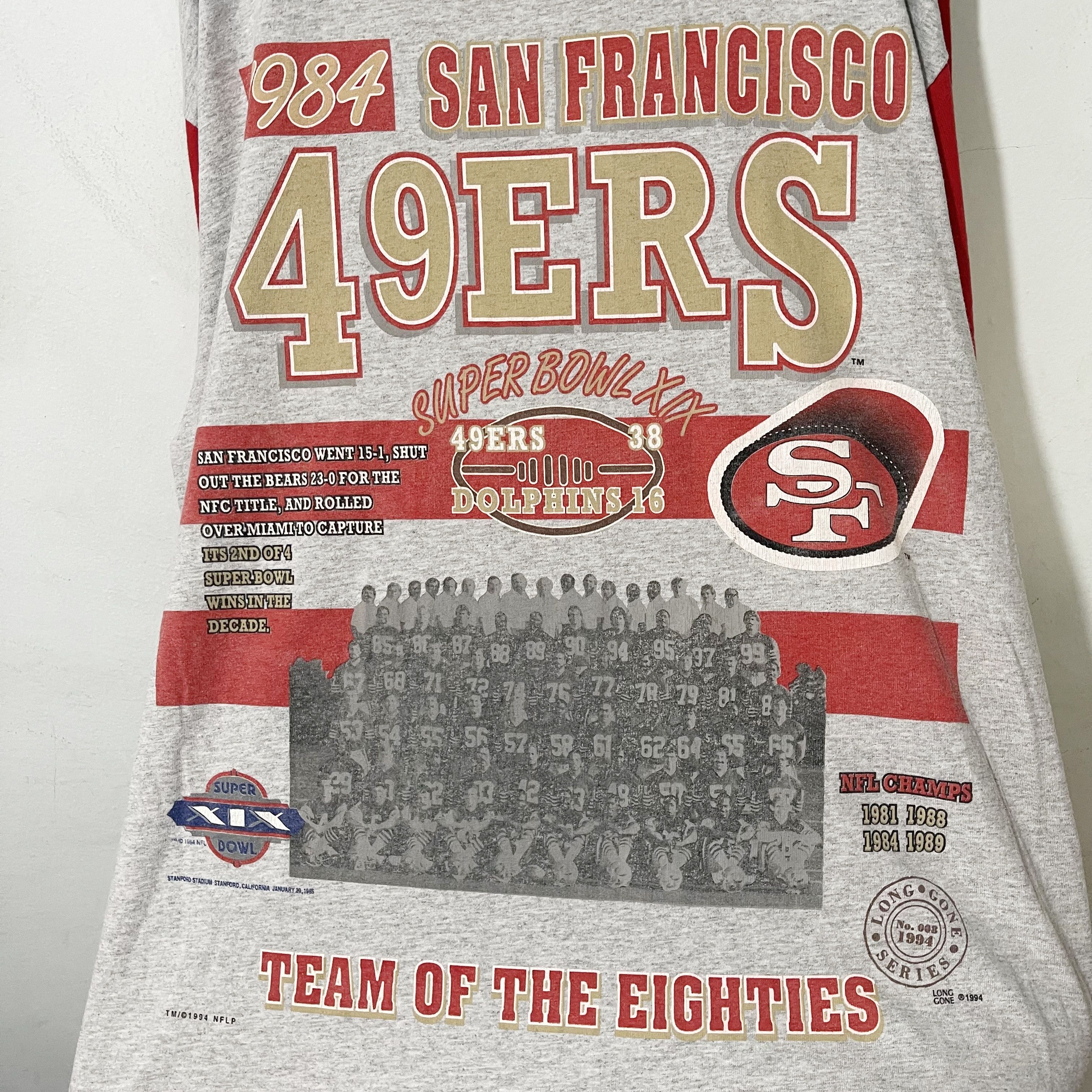 NFL Vintage 1994 San Francisco 49ers Super Bowl XIX T-Shirt Size US XL / EU 56 / 4 - 2 Thumbnail
