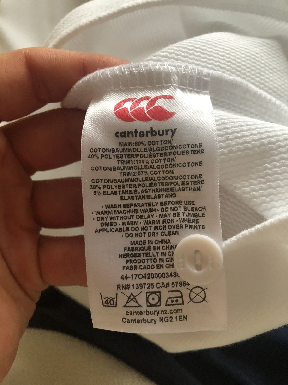 Vintage VINTAGE ENGLAND RUGBY SPORT POLO SHIRT Size US M / EU 48-50 / 2 - 5 Thumbnail