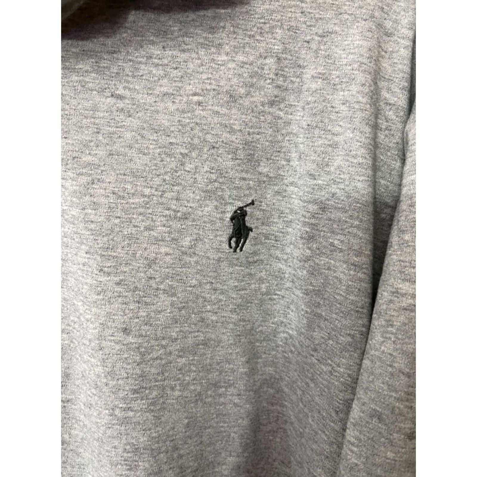 Polo Ralph Lauren Polo Ralph Lauren Polo Shirt Gray Logo Pony XL Mens Classic Fit Polo Shirt Polo Ralph Lauren Logo Pony Classic Fit Gray XL Mens Size US XL / EU 56 / 4 - 4 Thumbnail
