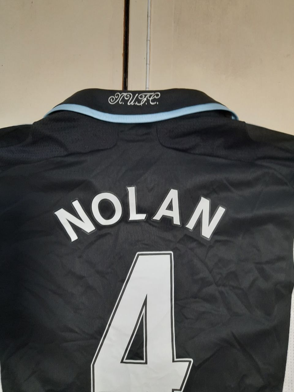 Adidas × Vintage Adidas Newcastle United Jersey #4 Nolan 2008-2009 Size US L / EU 52-54 / 3 - 12 Thumbnail