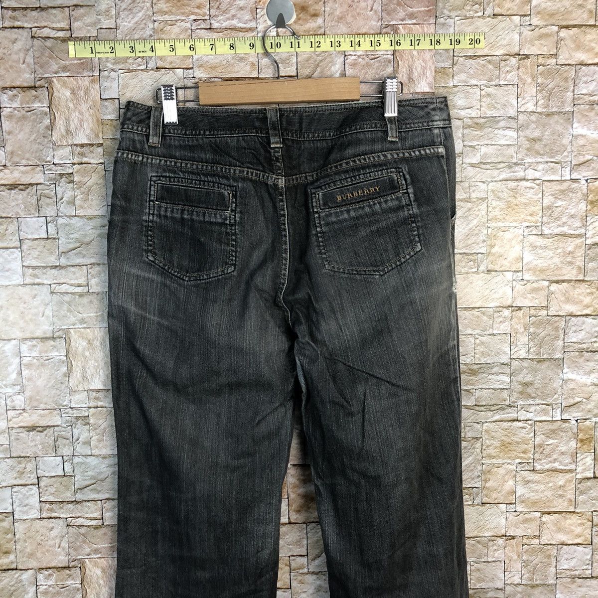 Burberry Burberry Black faded Denim Pants #A431 Size 30" / US 8 / IT 44 - 14 Thumbnail